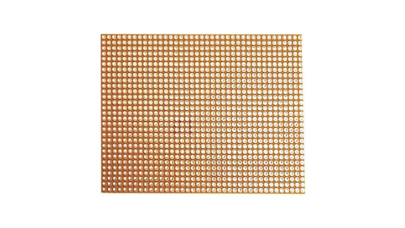 Rademacher Single Sided Matrix Board FR2 1mm Holes, 2.54mm Pitch, 200X100mm