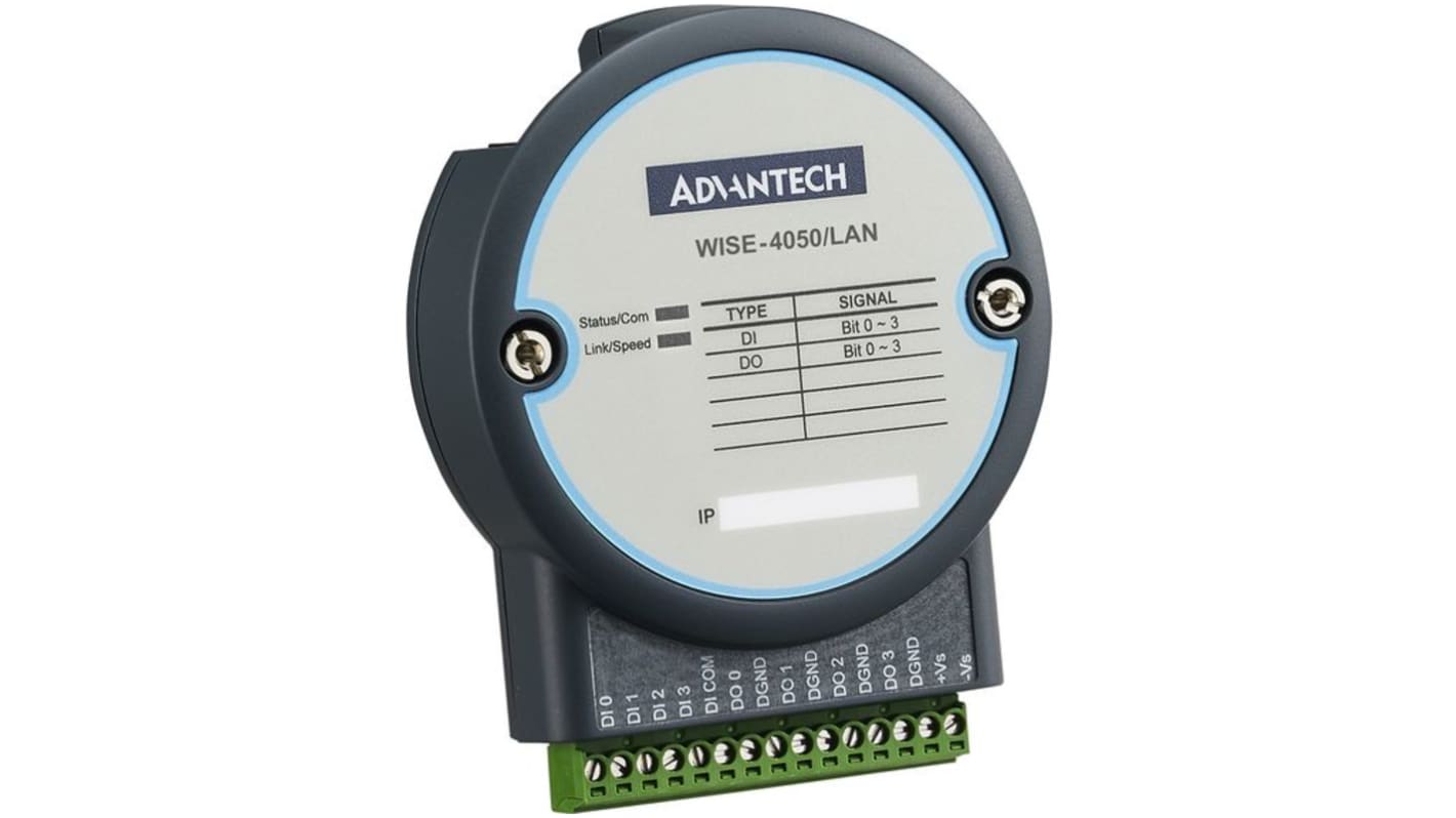 Advantech WISE-4000/LAN Ethernet-E/A-Modul für IoT-Anwendungen, 4 x Digital Eingang / 4 x WISE-4000/LAN Series