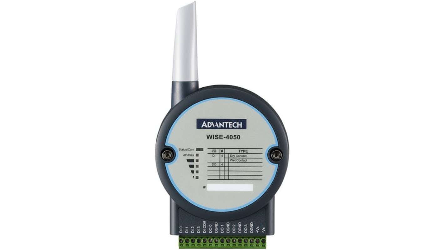 Advantech Bemeneti/kimeneti modul, használható (IoT alkalmazások)-hoz, Digitális bemenet, Relé kimenet