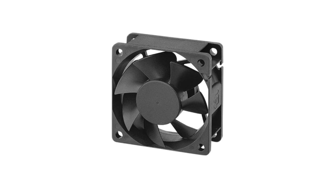 Sunon Axial Fan, 24 V dc, dc Operation, 16cfm, 680mW, 28mA Max, 60 x 60 x 25mm