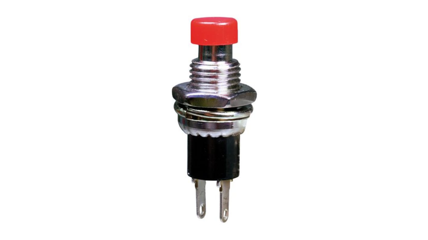 KNITTER-SWITCH MPS Series Push Button Switch, Momentary, Panel Mount, Normally Open, 30V dc