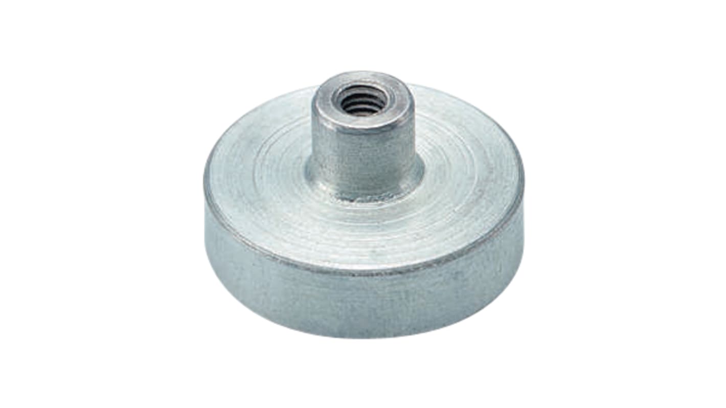 Aimant Cylindrique, diamètre 32mm, fixation par Orifice fileté M4, force de traction 350N, M4