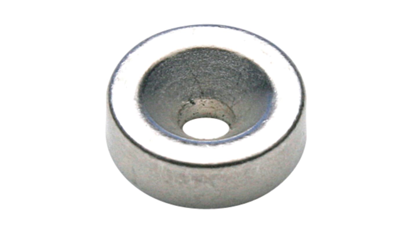 Sura Magnets Neodym Magnet, Zylindrisch, 20mm, 68N x 5.5mm