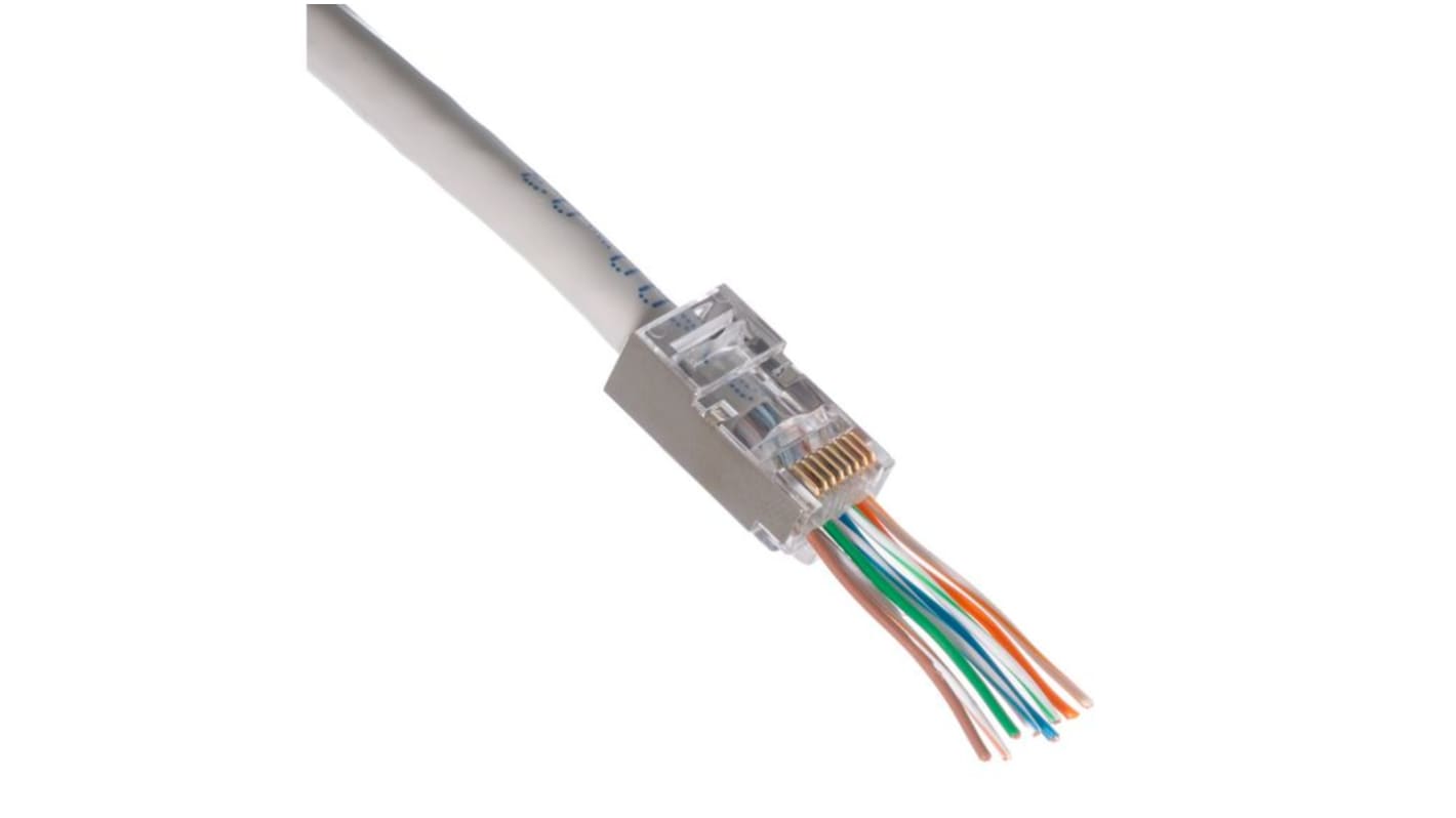 SPEEDY RJ45 Ethernet-Verbinder, Cat.6a, Geschirmt, Typ Koppler für Schalttafelmontage