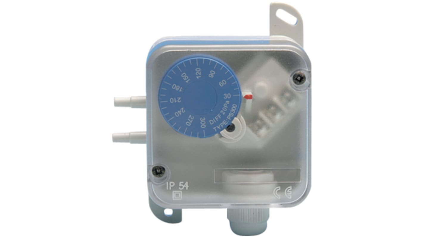 HK Instruments PS Series Pressure Sensor, 40Pa Min, 600Pa Max, Analogue Output, Differential Reading