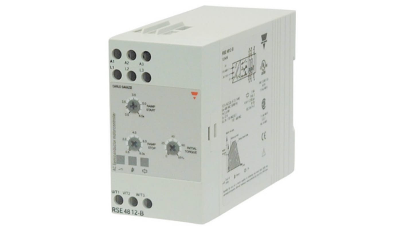 Carlo Gavazzi Soft Starter, Soft Start, 5.5 kW, 230 → 400 VACrms, 3 Phase, IP20