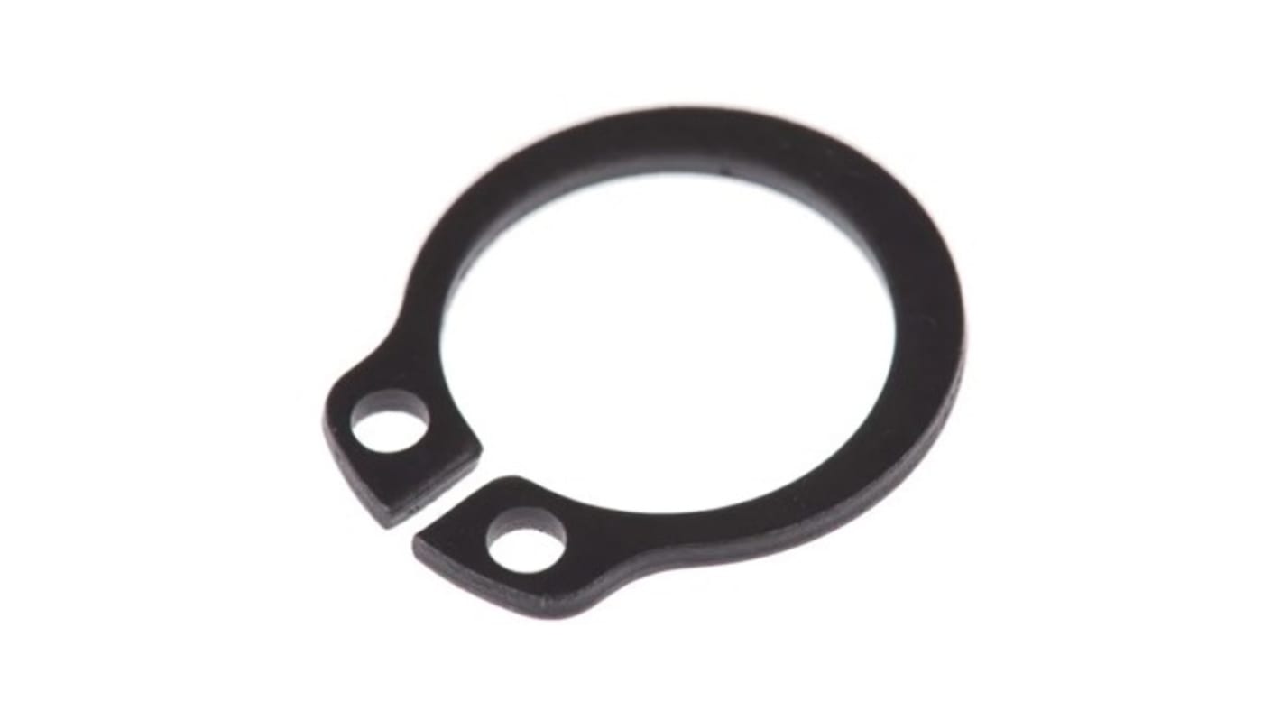 Anello elastico Esterno RS PRO, in Acciaio, per Ø albero 70mm, Ø scanalatura 67mm, Ø esterno anello 65.5mm, spessore