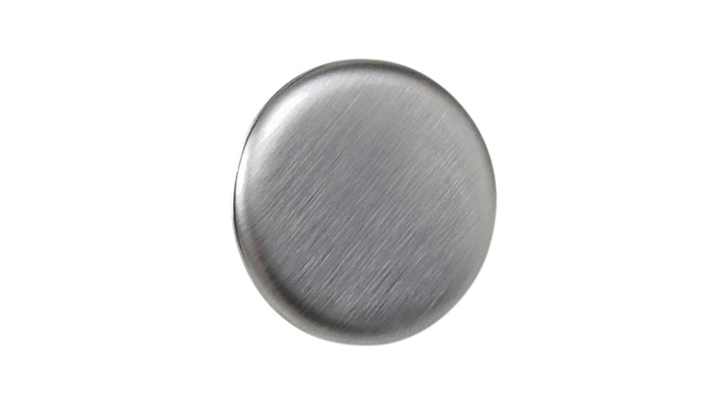 nVent SCHROFF Blanking Plug, 22mm Hole Diameter, Stainless Steel, 22mm Diameter, Unthreaded