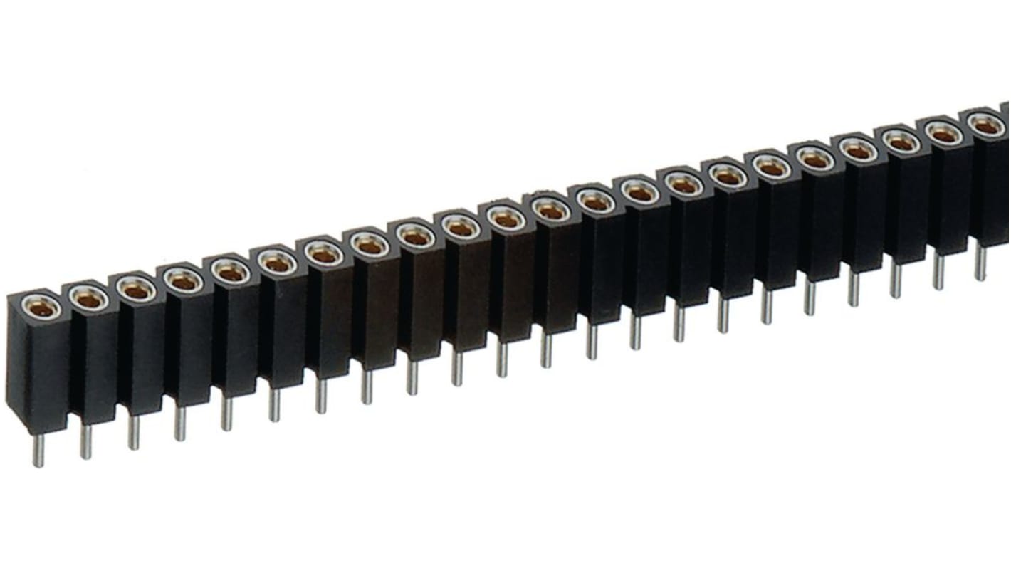 Fischer Elektronik BL Series Straight Through Hole Mount Socket Pin, 36-Contact, 1-Row, 2.54mm Pitch