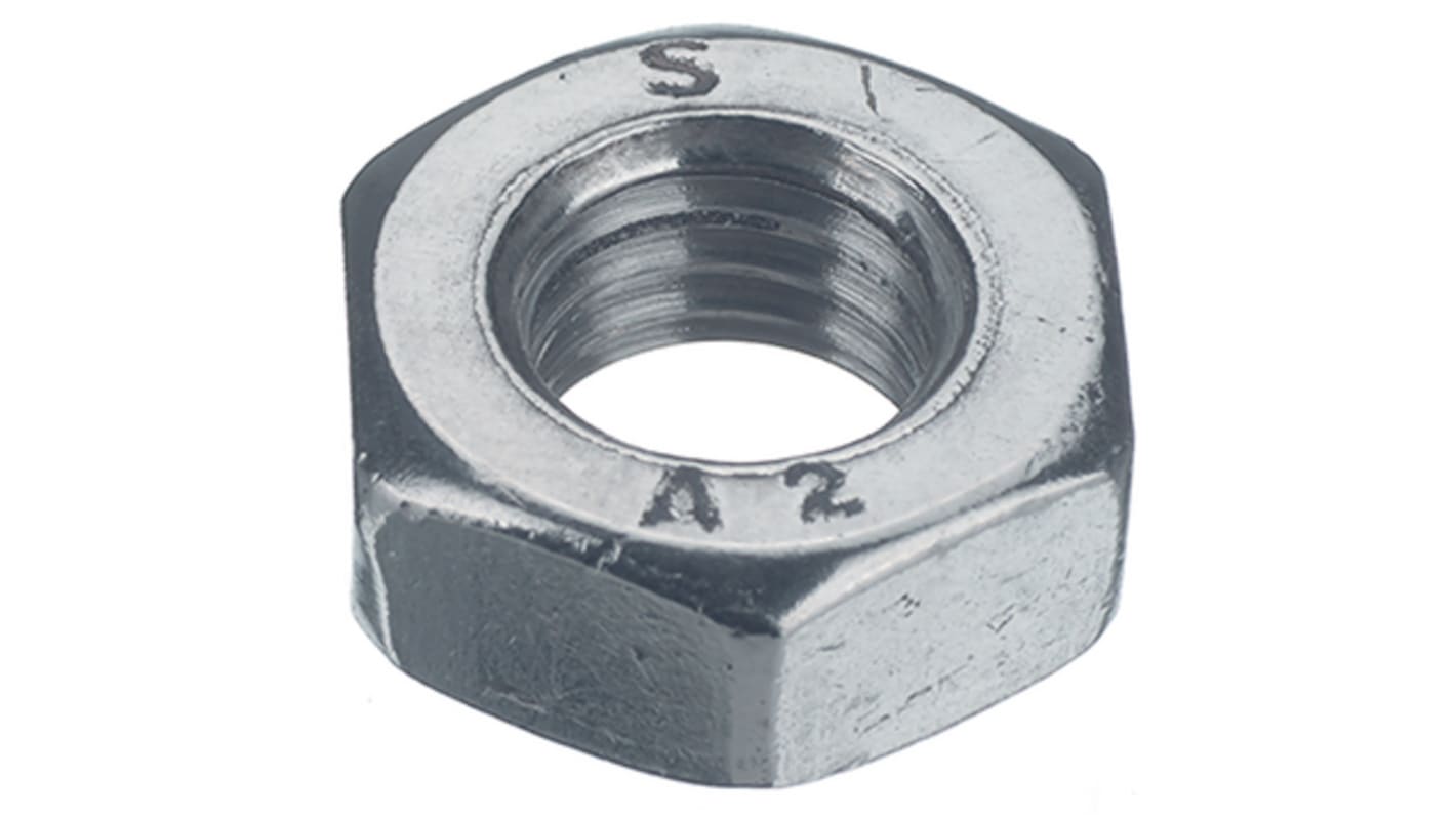 Bossard Stainless Steel Hex Nut, CSN 021401, UNI 5588, M3