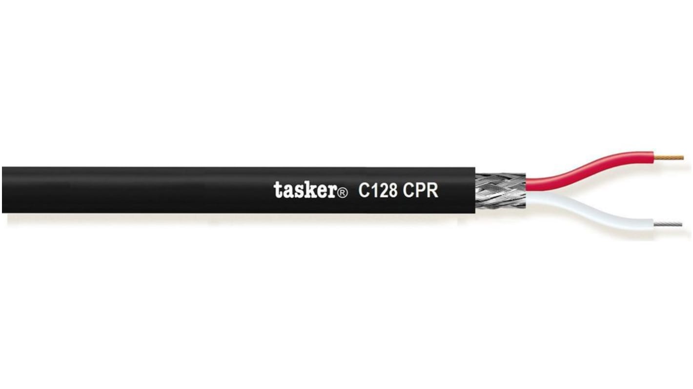 Tasker 2 Core Microphone, 0.35 mm² CSA, 6.1mm od, 100m, Black