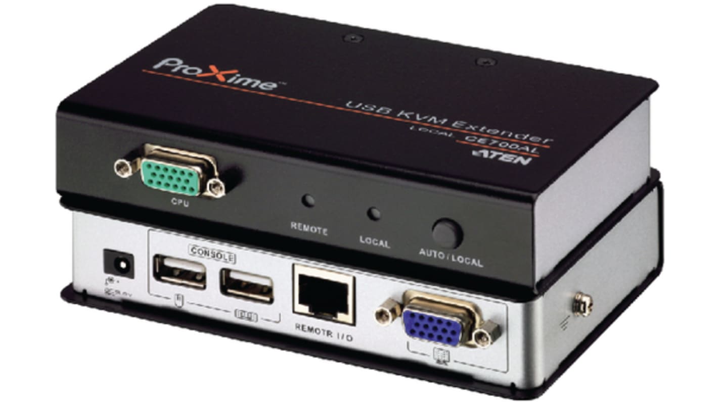 Aten KVM-Extender Typ VGA 3 Anschlüsse USB 1 1 Displays USB