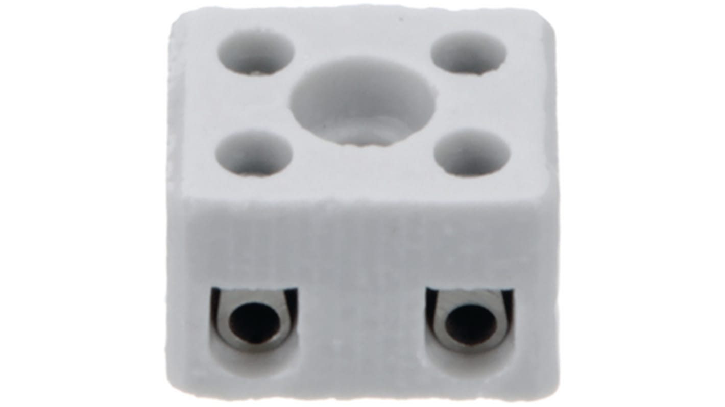 CAMDENBOSS Connector & Terminal Block, 2-Way, 25A, 10 mm² Wire, Screw Termination