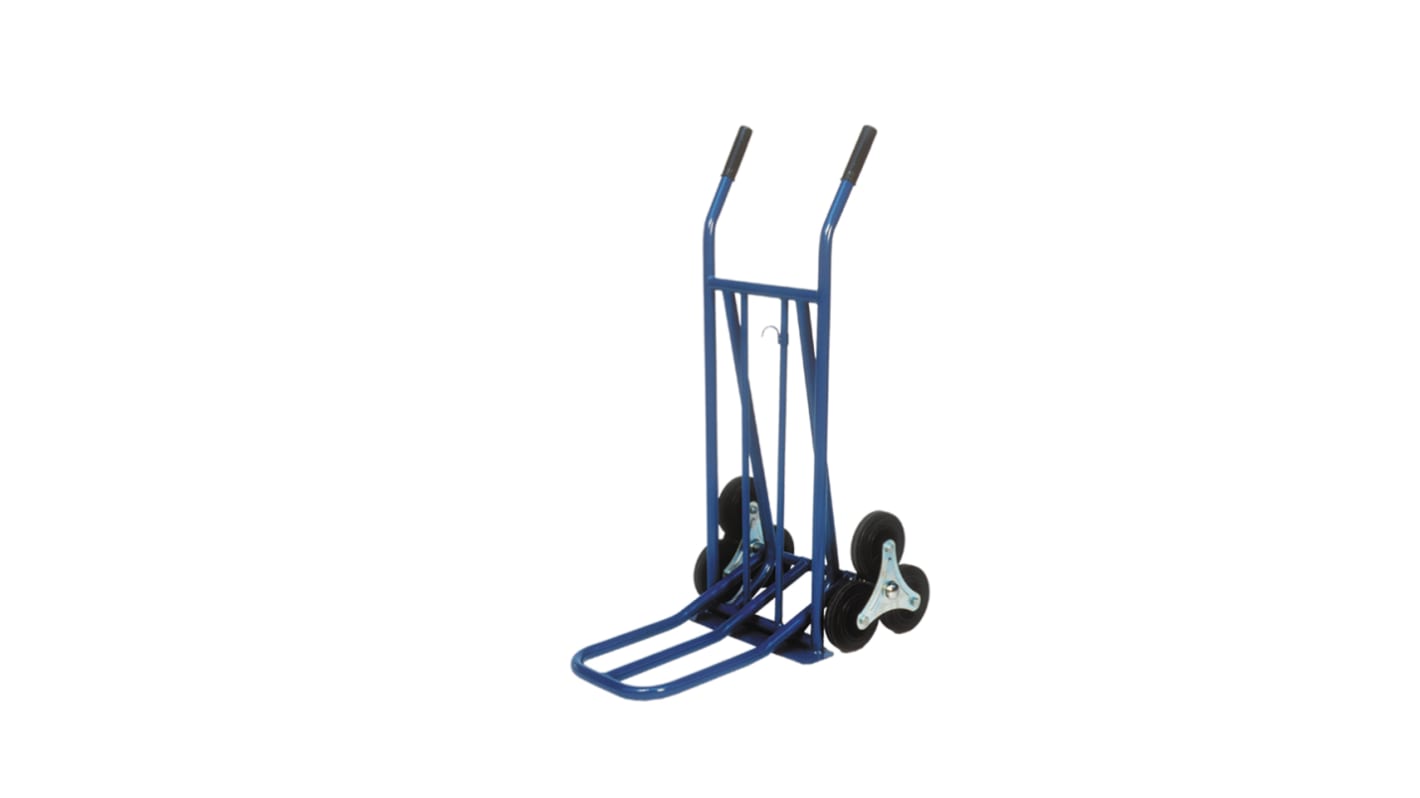 Carrello portapacchi in Acciaio Guitel Hervieu, ruote , piastra di carico 335 x 425mm, portata max 250kg, Pieghevole