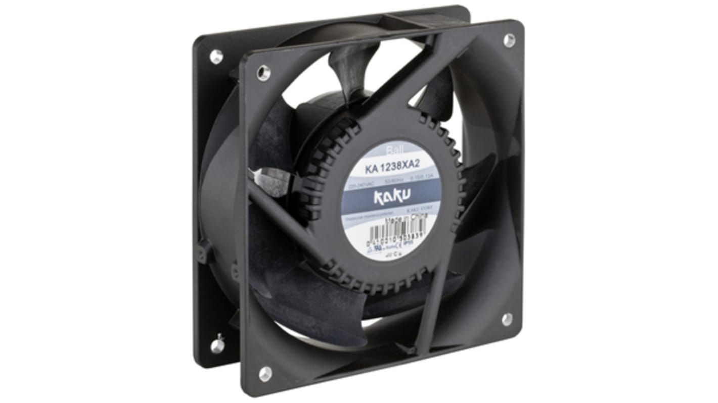 Sepa Axial Fan, 230 V ac, ac Operation, 178m³/h, 23W, 120 x 120 x 38mm