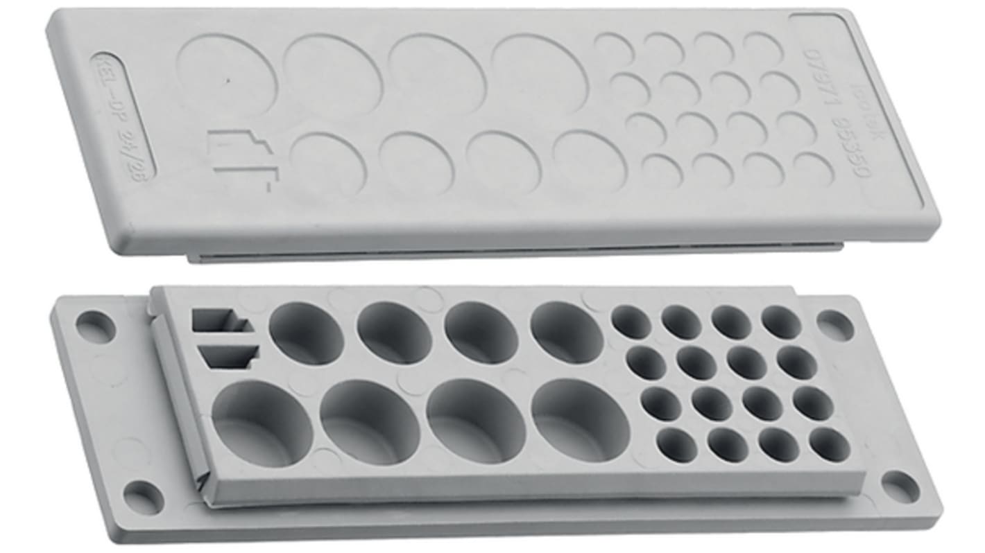 Icotek Polyamide Cable Trunking Frame, 142 x 12 x 44mm, KEL