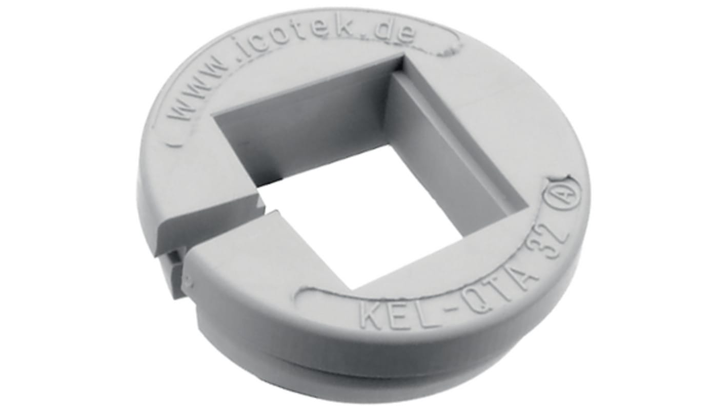 Icotek Kabeltülle Loch ø 32mm Elastomer Grau