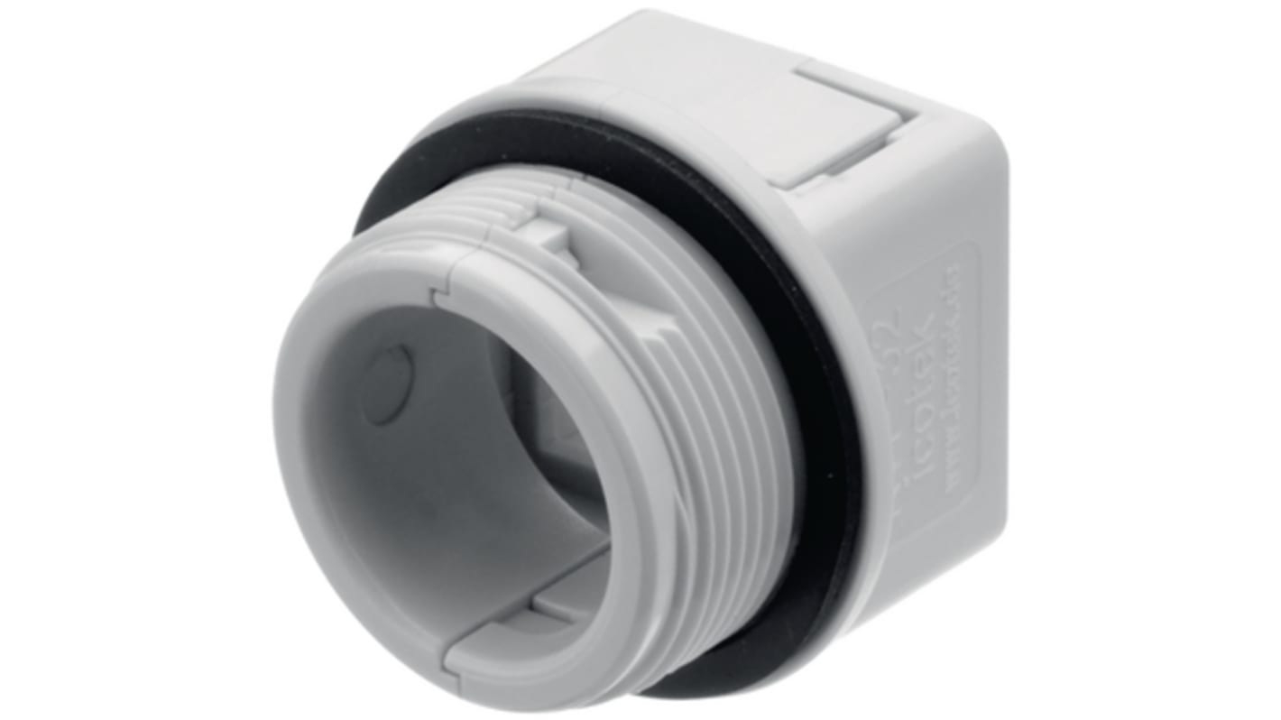 Icotek KVT Series Grey Polyamide Cable Gland, M25 Thread, IP54