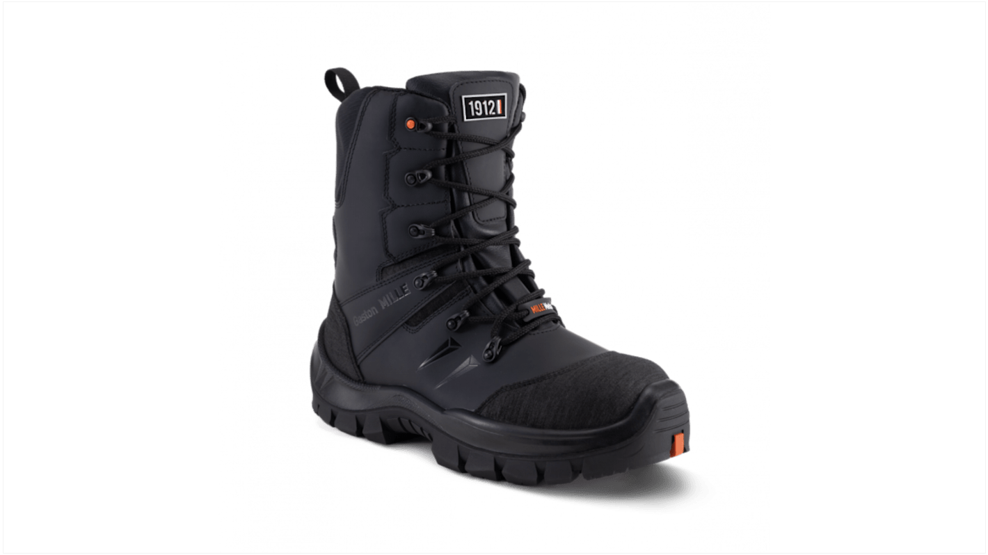 Botas de seguridad Gaston Mille, serie MONM3 de color Negro, talla 39