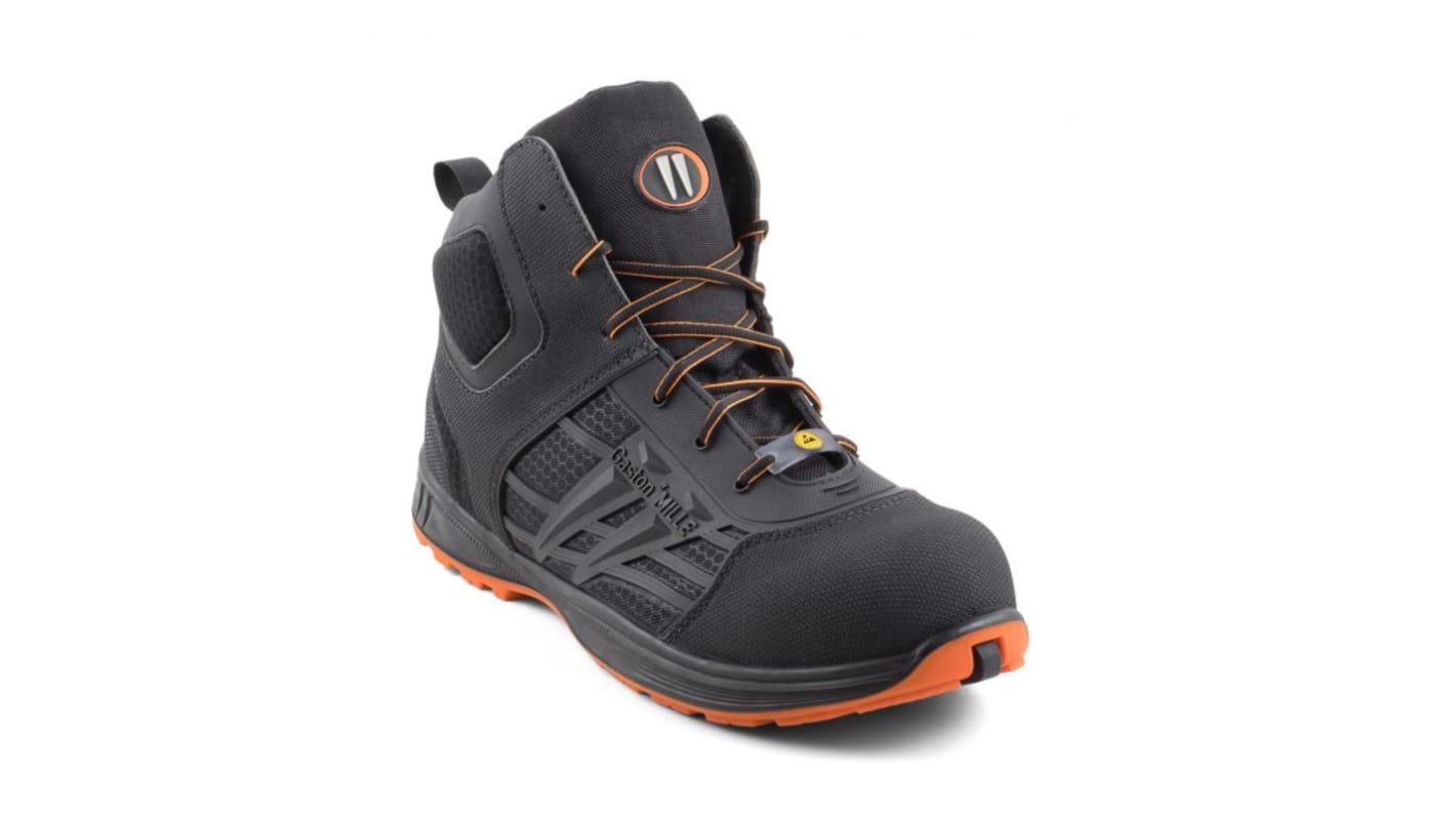 Zapatos de seguridad para hombre Gaston Mille de color Negro, talla 42