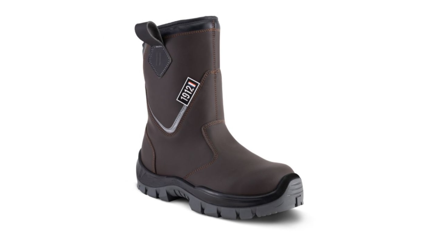 Gaston Mille UOMF3 Fibreglass Toe Capped Men's Safety Boots, UK 12, EU 48