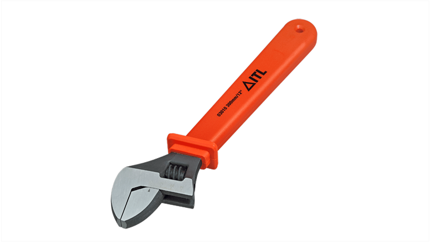 ITL Insulated Tools Ltd Spanner, 300mm, Imperial, No, 300 mm Overall, VDE/1000V