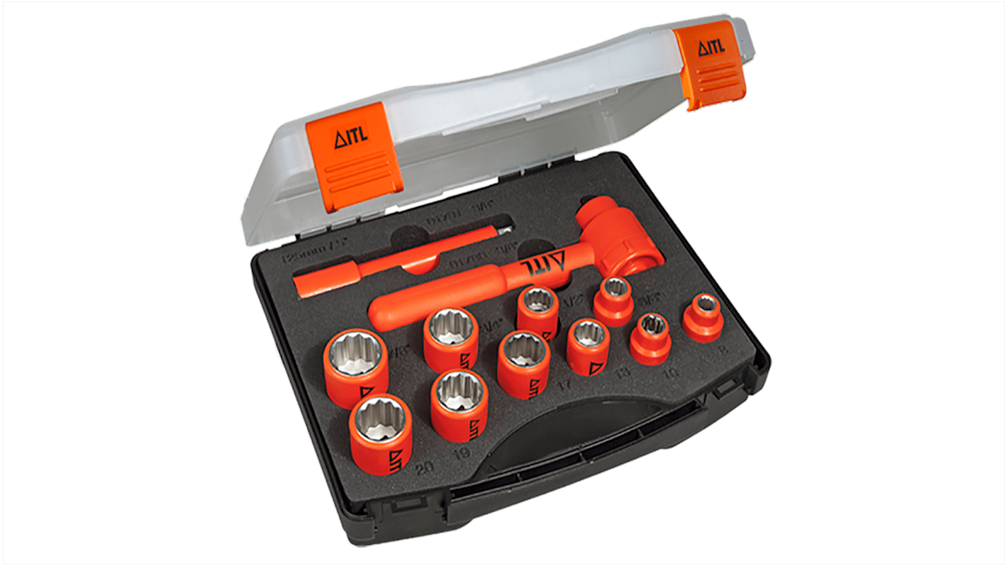 3105 | ITL Insulated Tools Ltd 12-Piece Imperial, Metric 3/8 in ...
