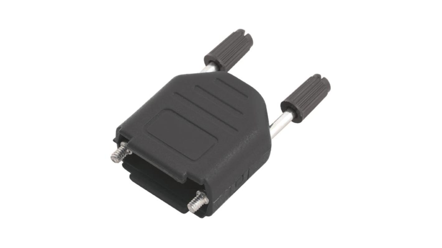 Encitech Connectors DDPK SLIM Sub-D Gehäuse, Schwarz, Größe DB, aus Polyamid