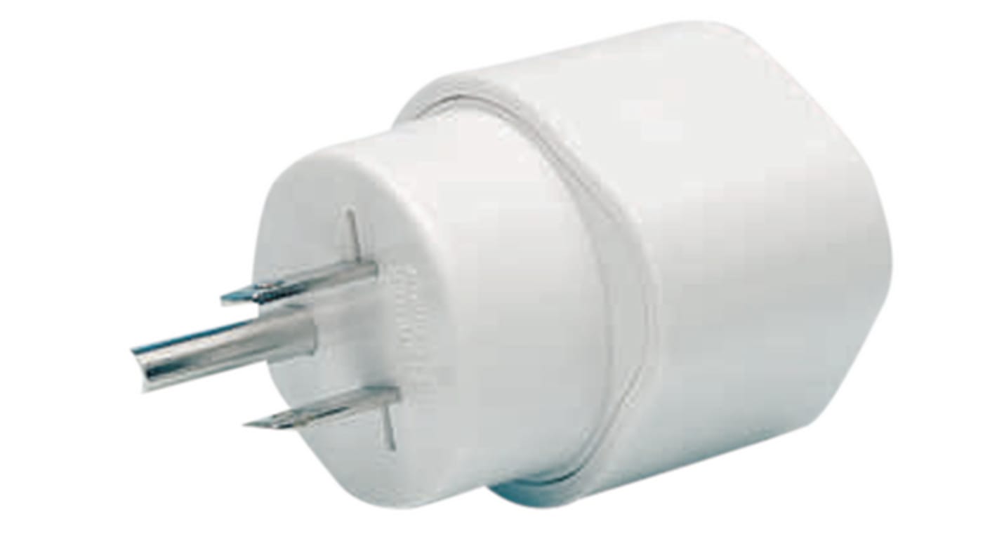 Adapter 3-pin/USA-DE White