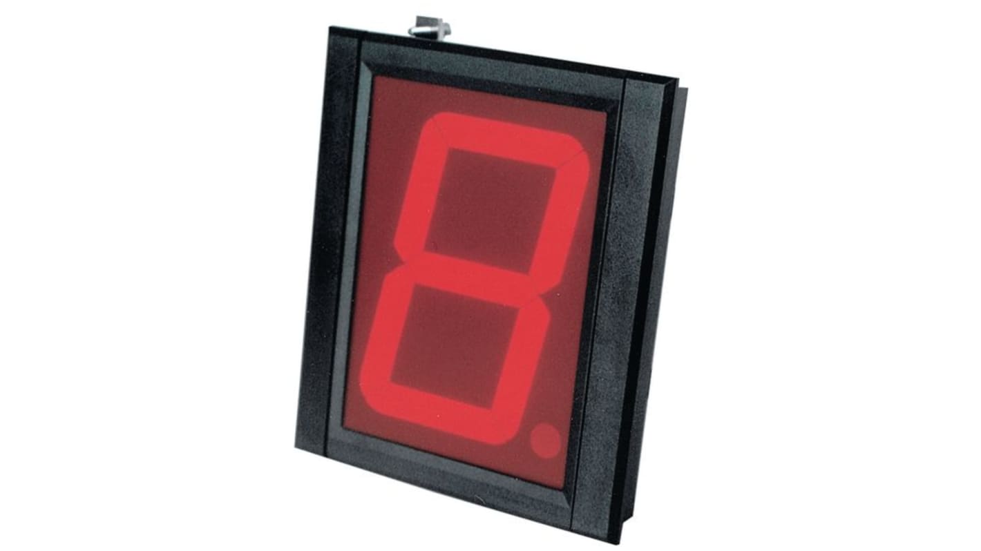 Display LED 7 segmentos Crameda Intersys, Rojo