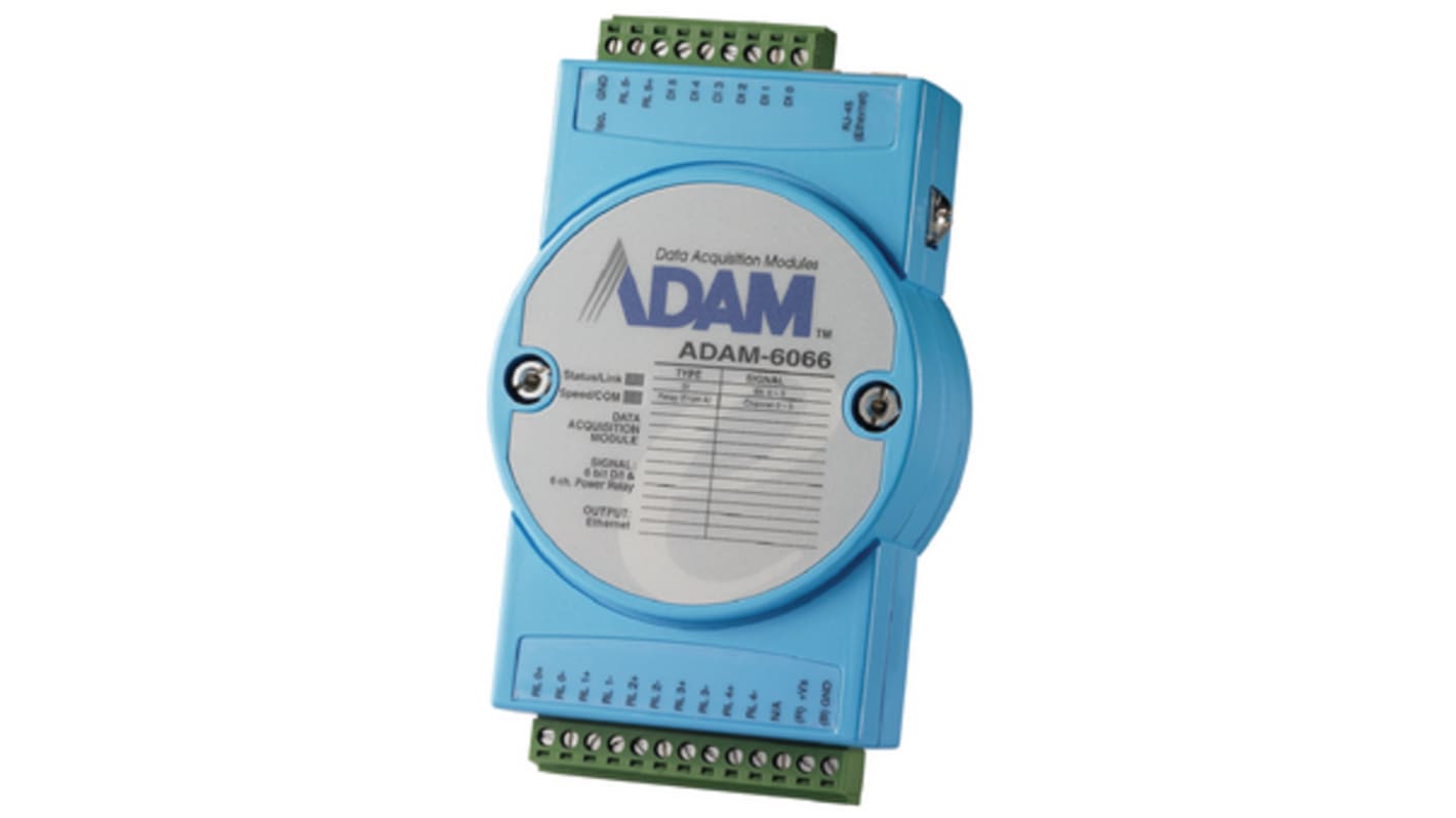 Przekaźnik Advantech Moduł Modbus TCP przekaźnika zasilania ADAM 6000 Analogowy ADAM-6066