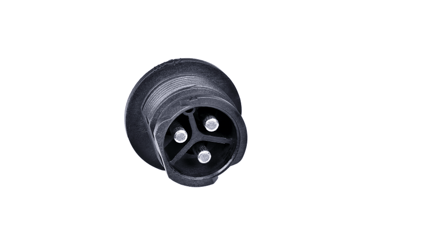 Amphenol Industrial Circular Connector, 3 Contacts, Plug-In, M20 Connector, Plug, Male, IP68, DM Series
