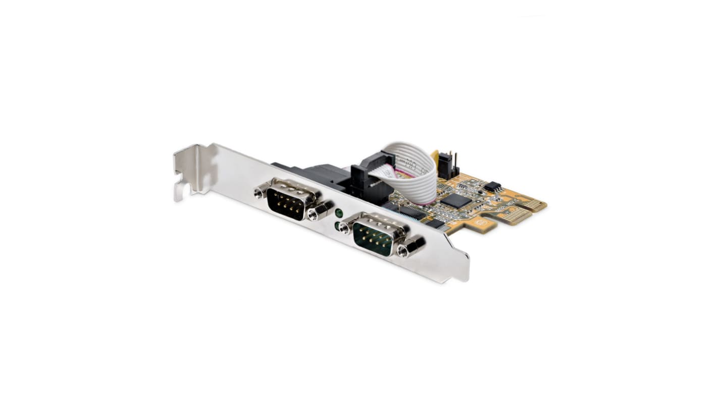 Tarjeta serie StarTech.com PCIe Serie, 2 puertos PCI Express