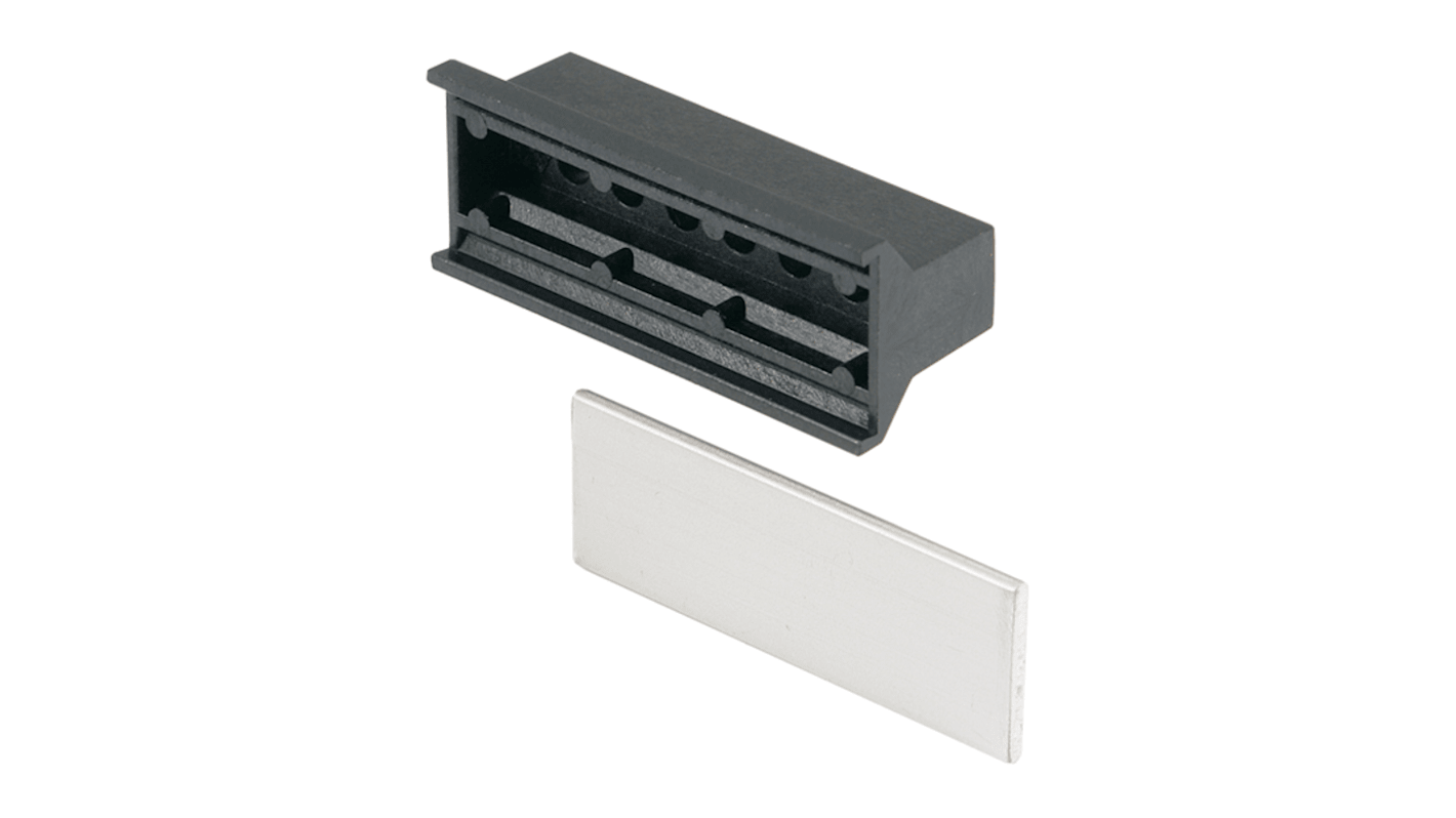 Accesorios de montaje para rack nVent SCHROFF serie 20808 de Policarbonato, para usar con Paneles frontales, 5 unidades