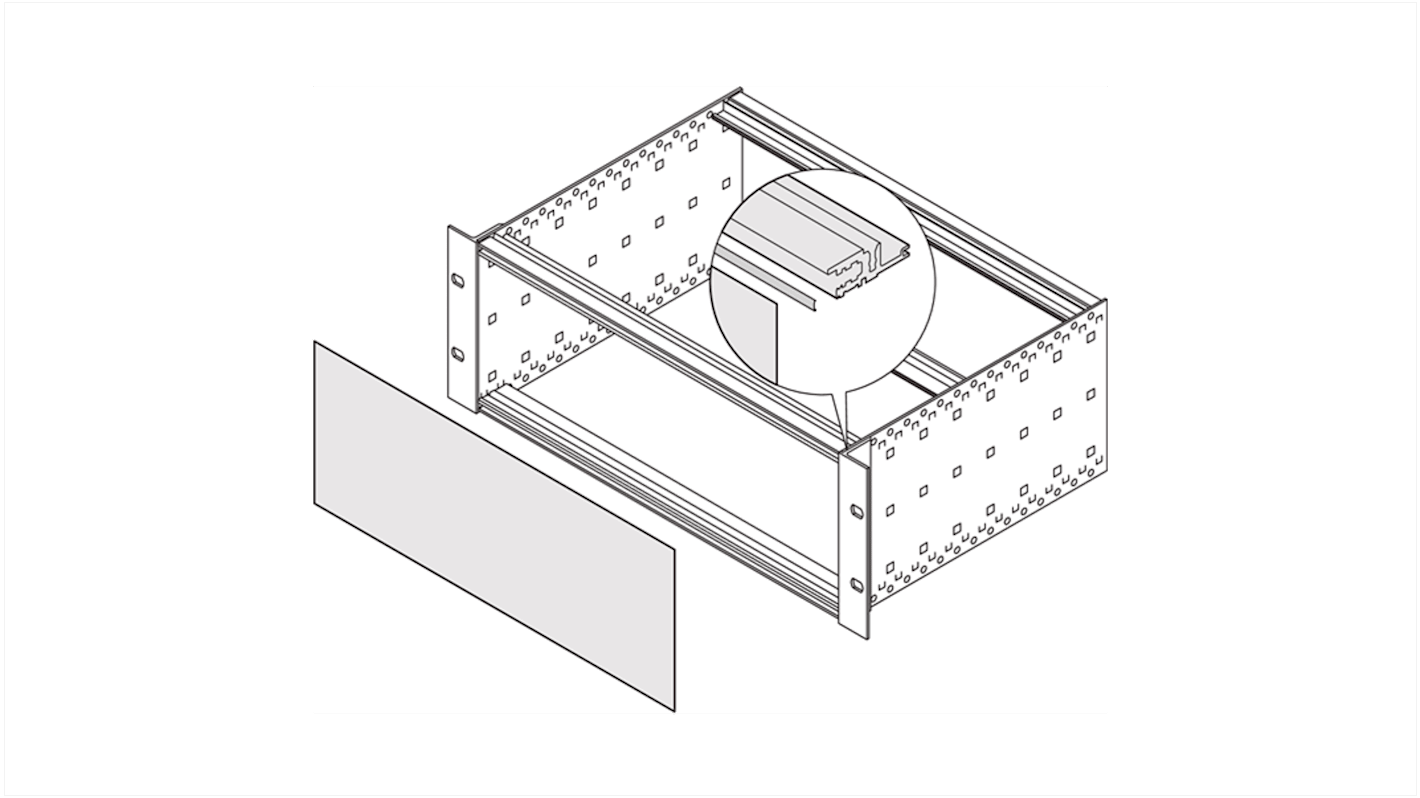 Kit de blindage CEM nVent SCHROFF EuropacPRO 416.56 x 416.3 x 426.72mm 10 Pièce(s)
