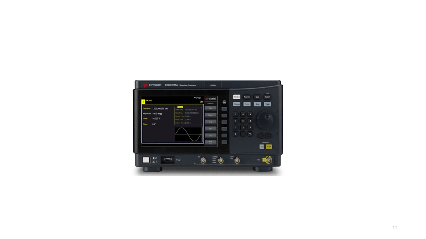 Generador de forma de onda arbitrario Keysight Technologies 332BW1U, frecuencia de 20 MHz → 25MHZ