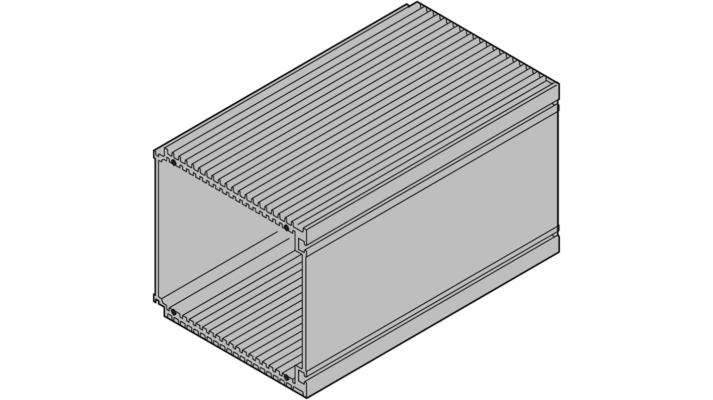 Cubierta 3U nVent SCHROFF, para Casetes