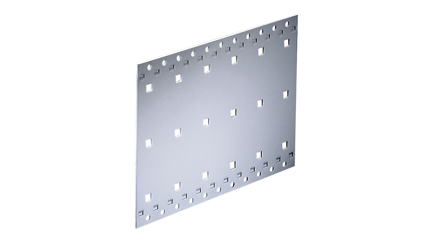 Panel del Rack 3U nVent SCHROFF de Acero Inoxidable, 415mm, ventilado