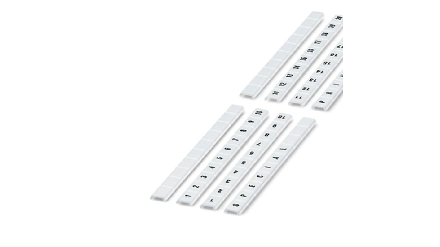 Phoenix Contact, ZBF Marker Strip for use with  for use with Terminal Blocks