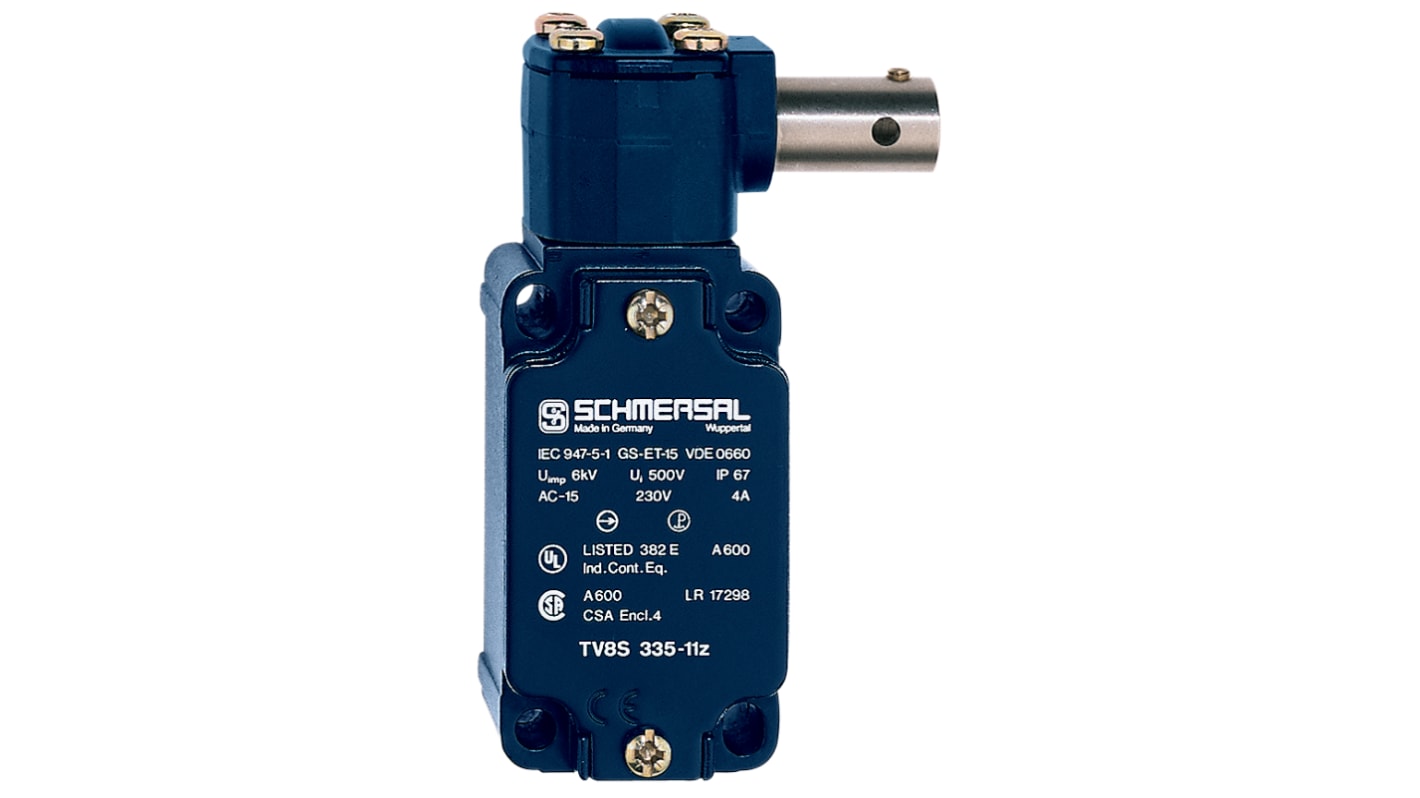 Interruptor de Bloqueo de Seguridad Schmersal EX-T, 2 NC, 4A, IP65