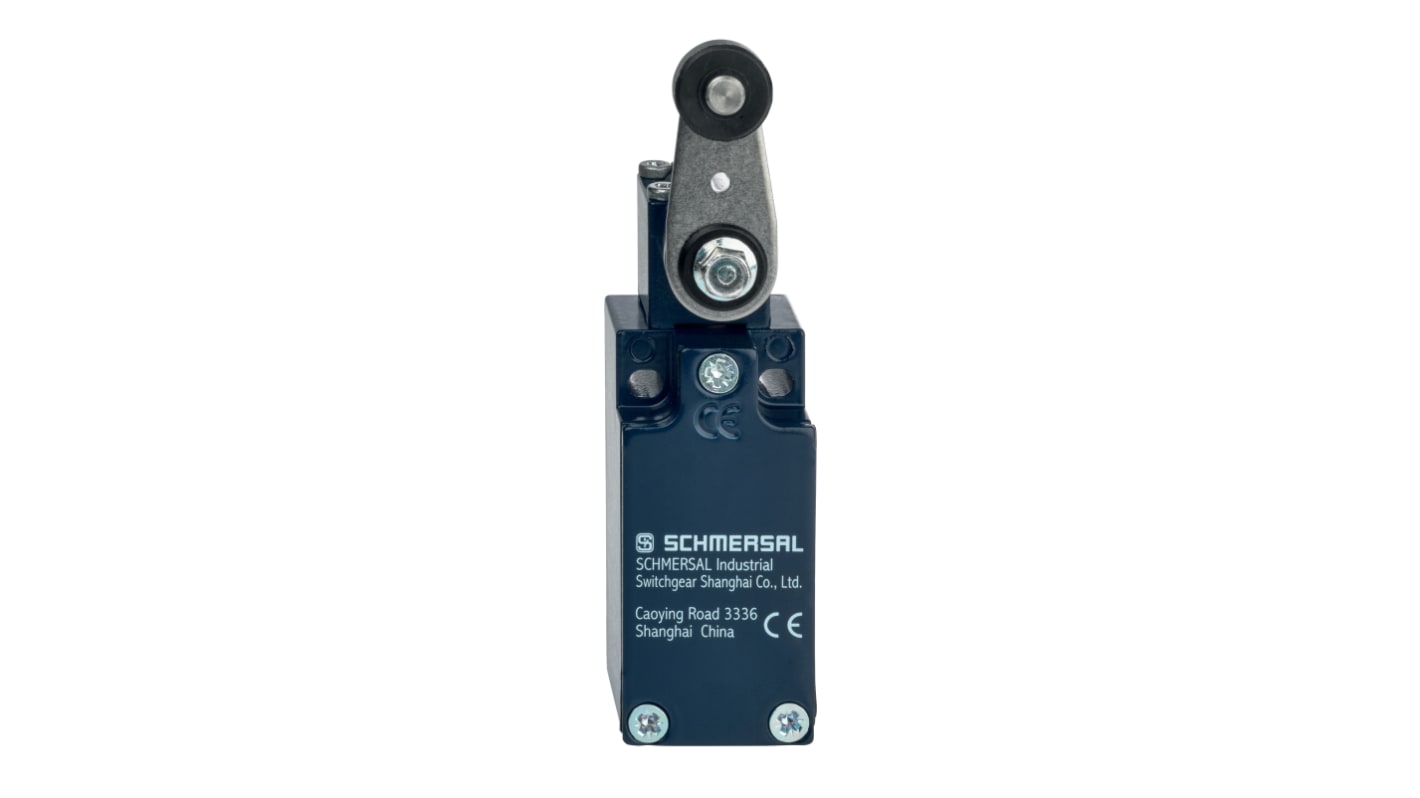 Interruptor de Bloqueo de Seguridad con Palanca de Rodillo Schmersal EX-Z, 2 NC, 230V ac, 4A, IP67