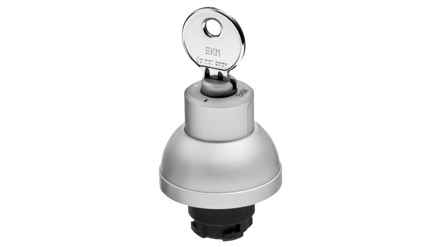 Schmersal Key Selector Switch - (SPST) 22.3mm Cutout Diameter, Illuminated 3 Positions