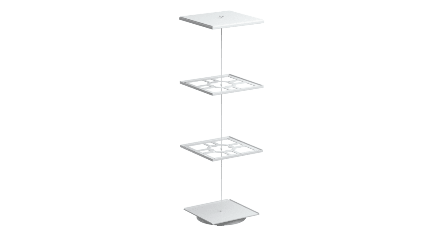 Divisor de cajones Treston 12-550 ESD, Panel divisor Gris claro, Acero con recubrimiento de epoxi (bastidor) para usar