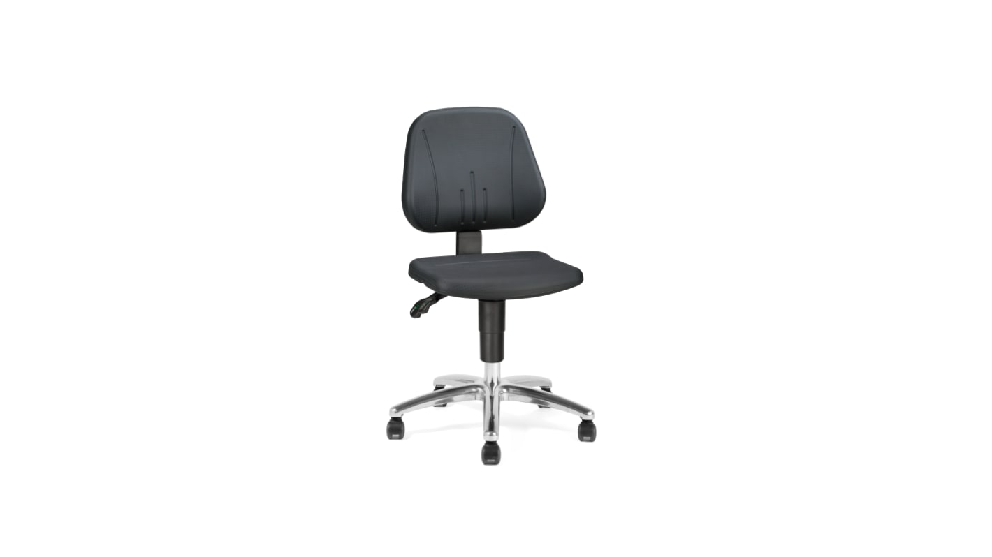 Silla oficina Treston C20PU-ESD de color Negro ajustable Sobre Ruedas, asiento de Plástico, alt. asiento 440 →