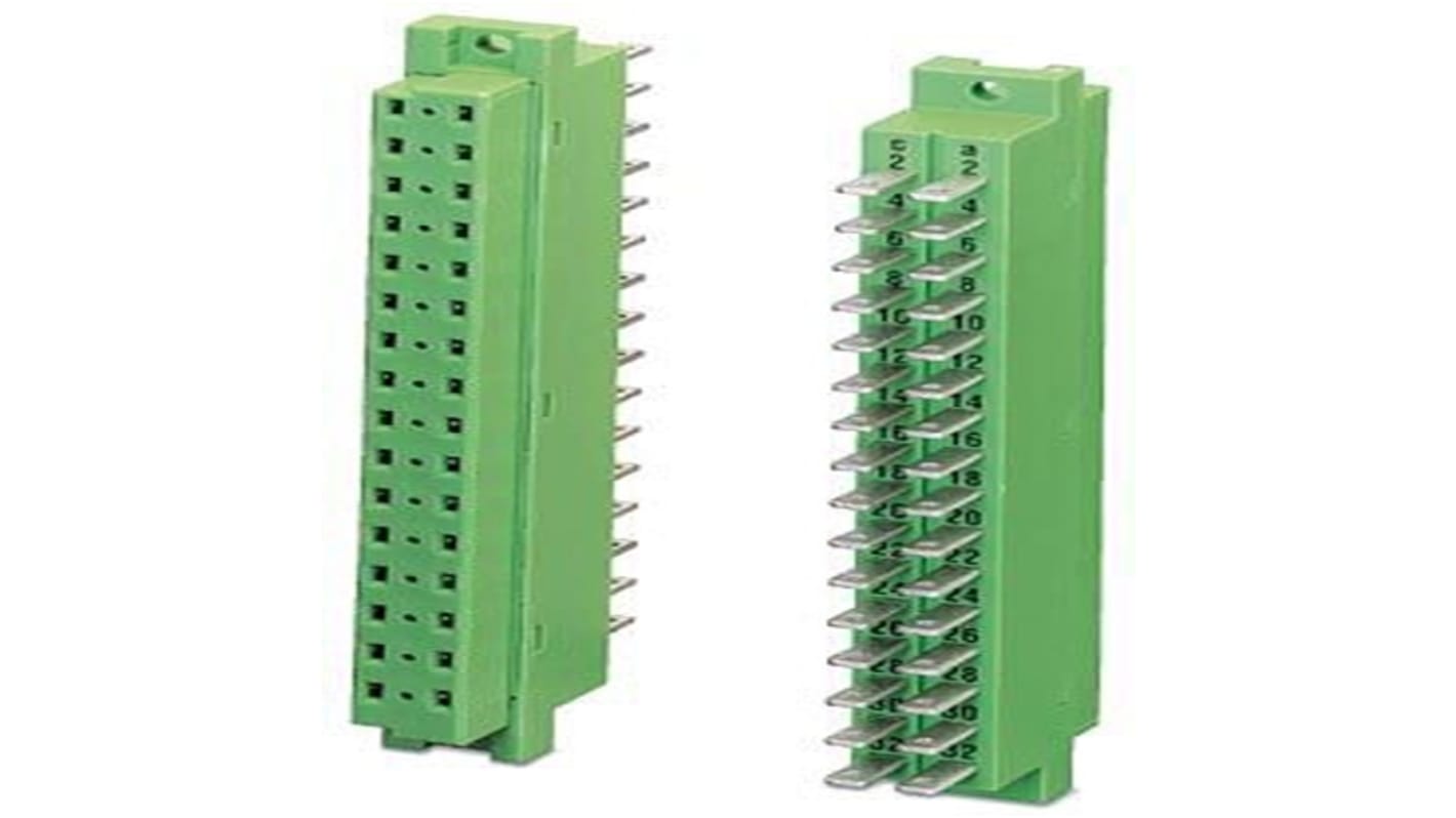 Phoenix Contact SFL Series Terminal Strip, 32-Way, Spade Termination