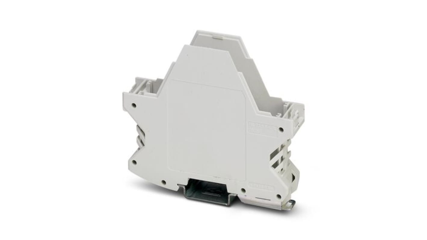 Phoenix Contact Lower Housing Part with Metal Foot Catch Enclosure Type ME Series , 22.6 x 99 x 84.8mm, Polyamide