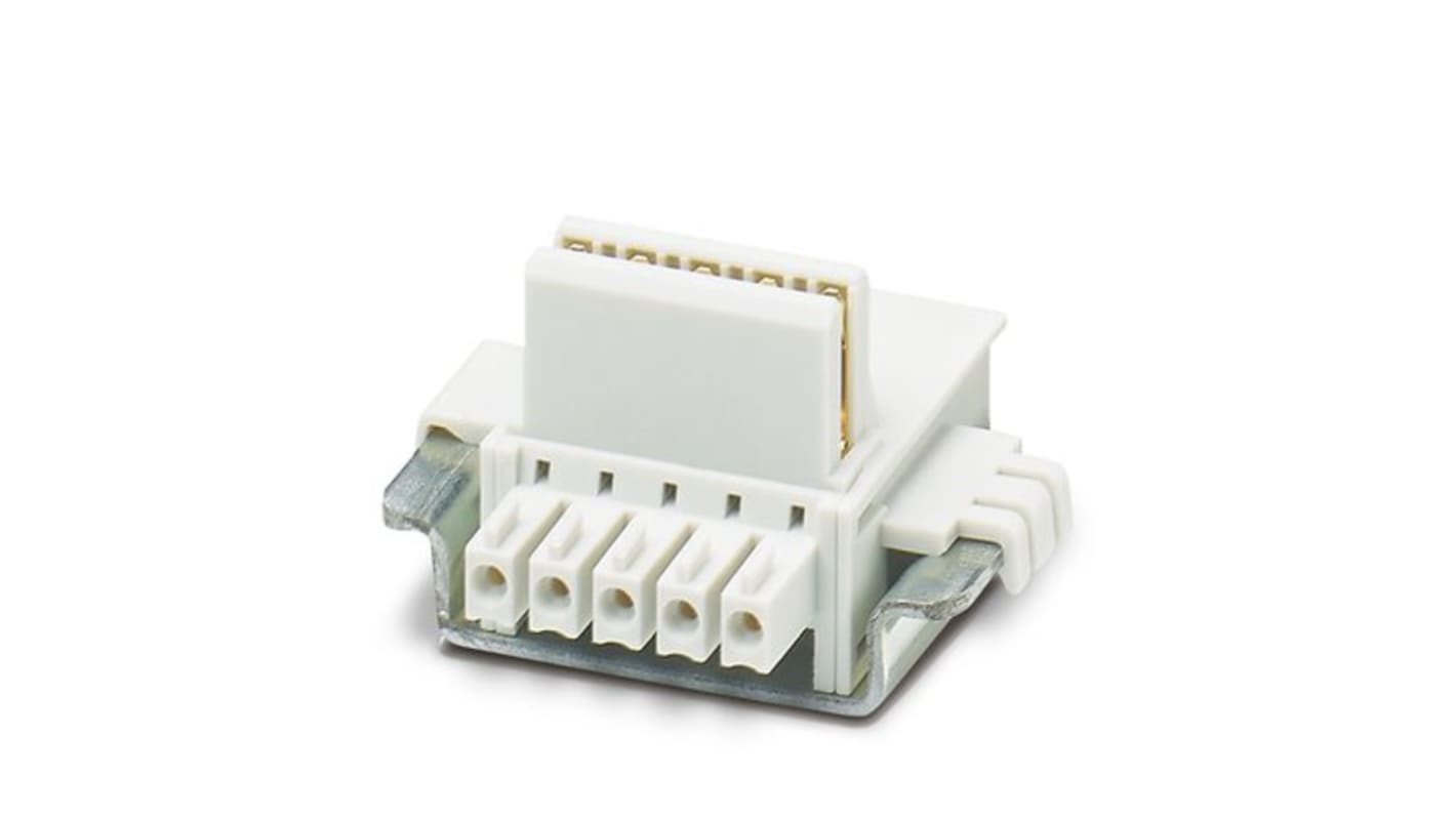 Phoenix Contact 5 TBUS, ME 22 Series DIN Rail Bus Connectors for Use with ME Modular Electronics Housings