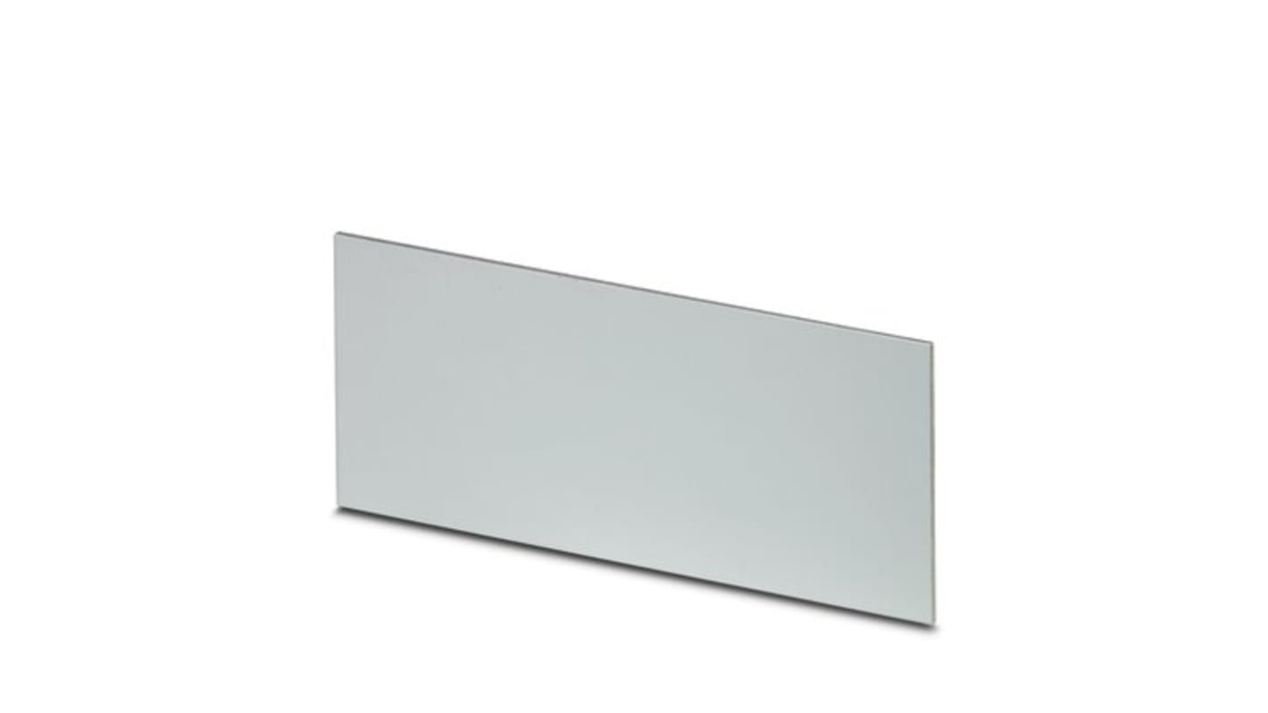 Placa Frontal Phoenix Contact serie UM-ALU de Aluminio, 40 x 101.8 x 2mm, para usar con UM-ALU 4-..CUBRE PA.. Elementos