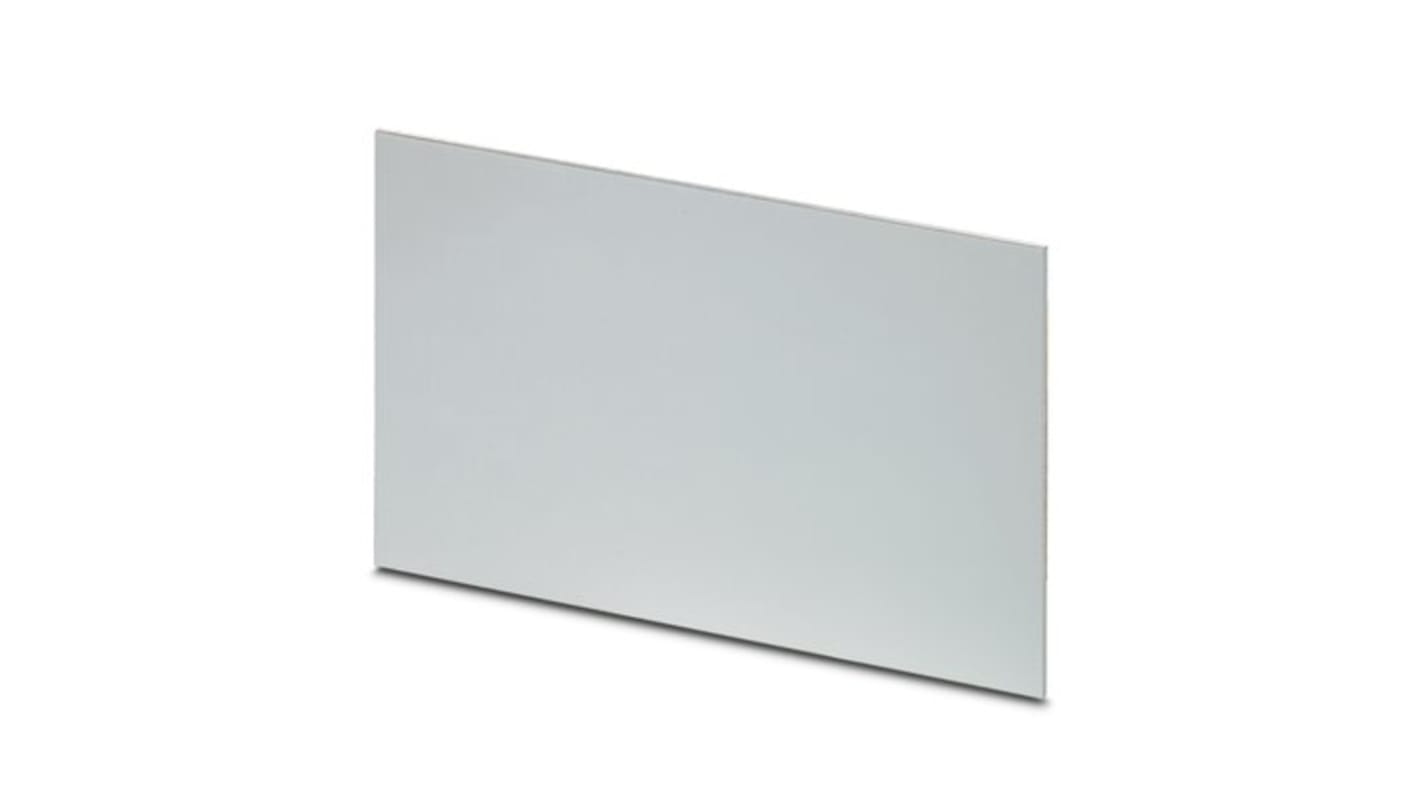 Placa Frontal Phoenix Contact serie UM-ALU de Aluminio, 42.5 x 101.8 x 2mm, para usar con UM-ALU 4-..CUBRE PA..