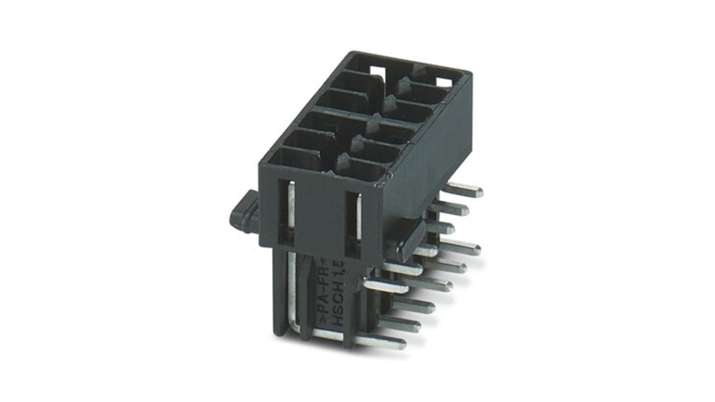 Conector macho para PCB Phoenix Contact serie HSCH de 12 vías, 2 filas, paso 3.45mm, Soldadura por ola